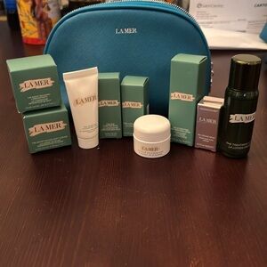 La Mer sample Skincare Set - Green and White